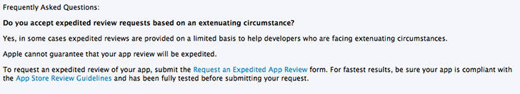 iOSアプリ特急審査申請手順まとめ！急ぎのときの最終手段