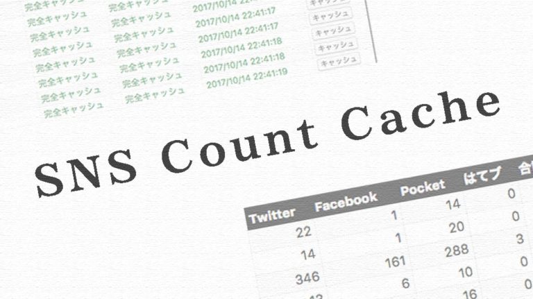 「SNS Count Cache 0.11.1」でFacebookのシェア数をカウントする方法【WordPress】