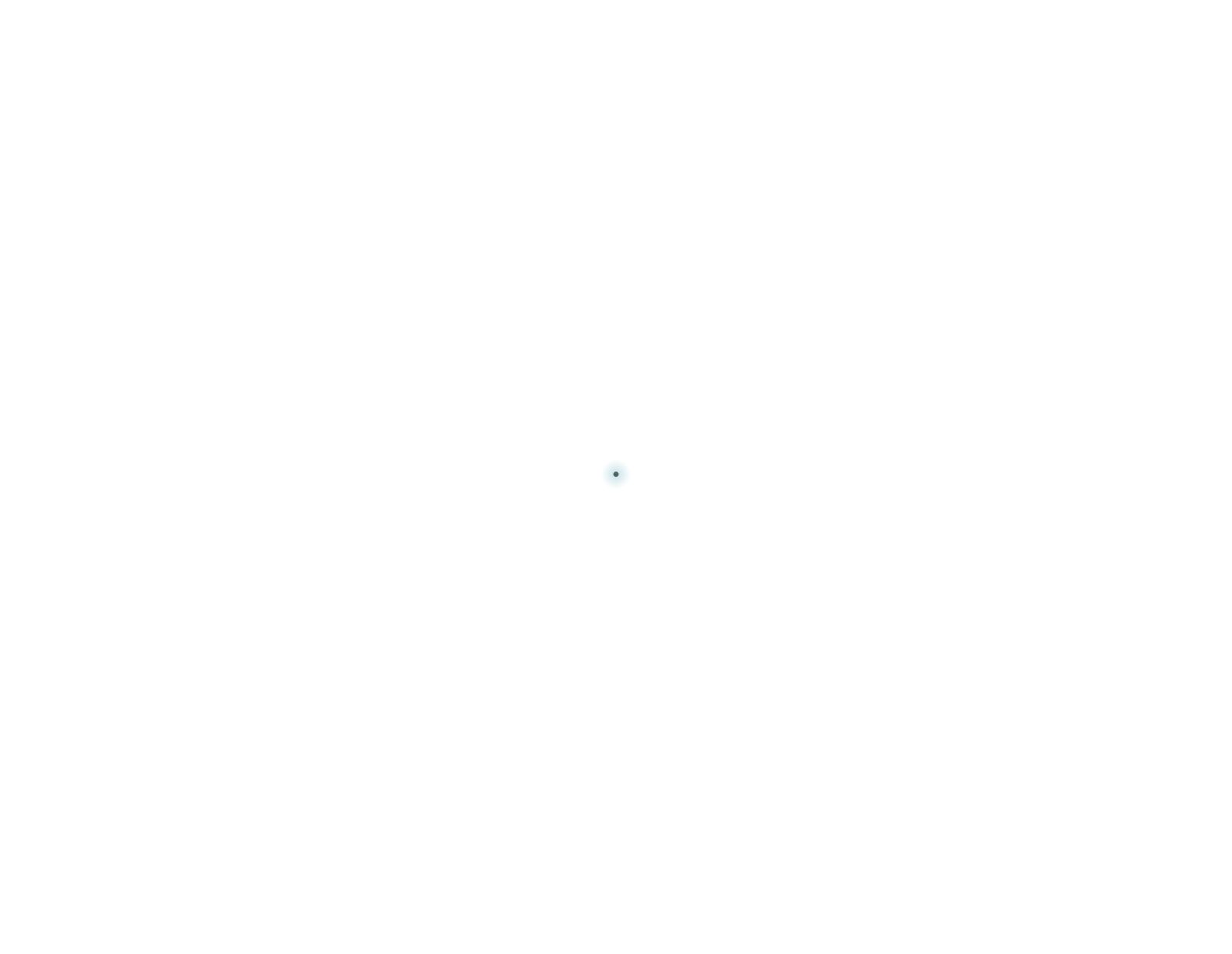 ロゴの粒子が一粒へ集まり点描世界の起点になる起動演出