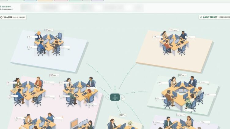 複数のCodexタスクを「AI会社」として可視化する